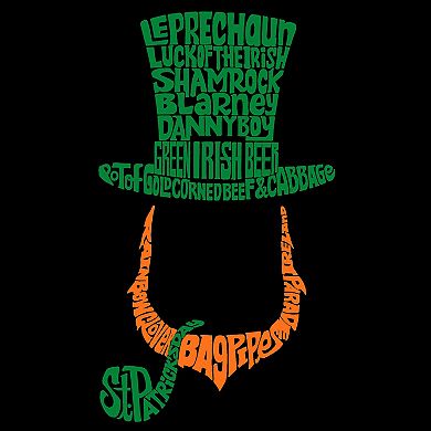 Women's Plus Size Word Art V-Neck - Leprechaun