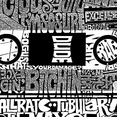 Women's Plus Size Word Art V-Neck - The 80's