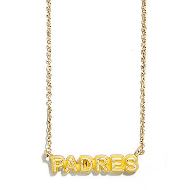 WEAR by Erin Andrews San Diego Padres Delicate Enamel Necklace