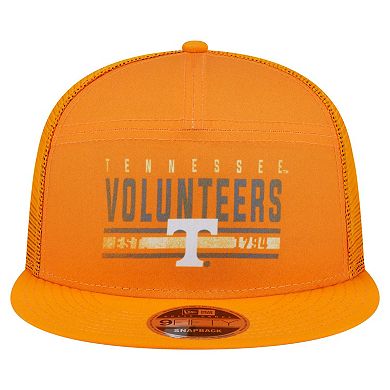 Men's New Era Tennessee Orange Tennessee Volunteers Split Panel 9FIFTY Snapback Trucker Hat