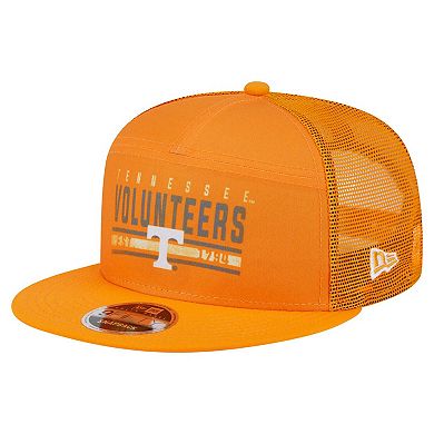 Men's New Era Tennessee Orange Tennessee Volunteers Split Panel 9FIFTY Snapback Trucker Hat