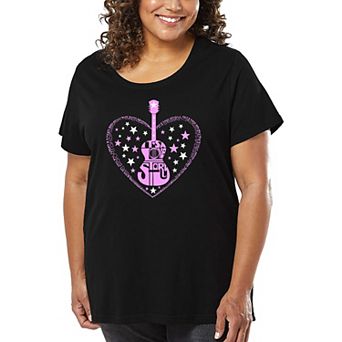 It's A Love Story - Women's Plus Size Word Art T-Shirt
