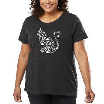 Cat Claws - Women's Plus Size Word Art T-Shirt