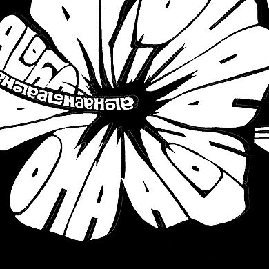 Women's Plus Size Word Art T-shirt - ALOHA