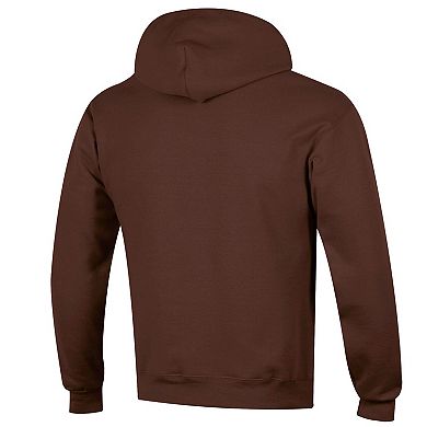 Men's Champion Brown Brown Bears Basic Arch Fleece Pullover Hoodie