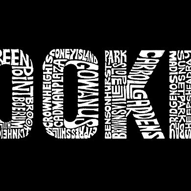 Women's Plus Size Word Art T-shirt - BROOKLYN NEIGHBORHOODS