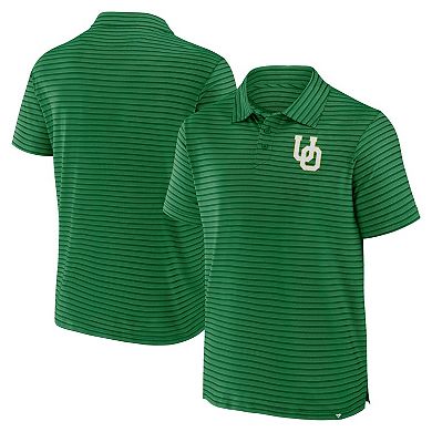 Men's Fanatics Green Oregon Ducks Victory Calls Stripe Polo