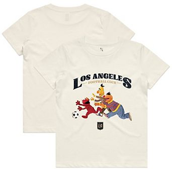 Youth Peace Collective x Sesame Street Cream LAFC Photorealistic T-Shirt