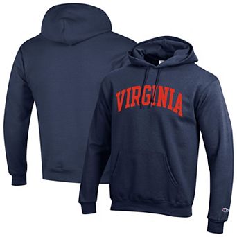 Men's Champion Navy Virginia Cavaliers Basic Arch Fleece Pullover Hoodie