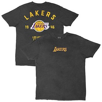 Men's�Stadium Essentials Charcoal Los Angeles Lakers Get Back Oversized Vintage T-Shirt