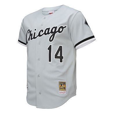 Men's Mitchell & Ness Paul Konerko Gray Chicago White Sox 2005 Throwback Authentic Jersey