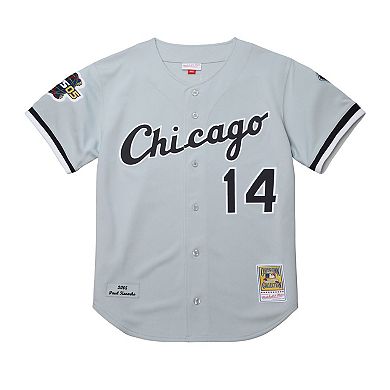 Men's Mitchell & Ness Paul Konerko Gray Chicago White Sox 2005 Throwback Authentic Jersey