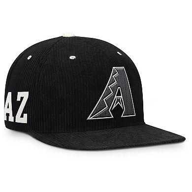 Men's Nike Black Arizona Diamondbacks Pro Corduroy Structured Snapback Hat