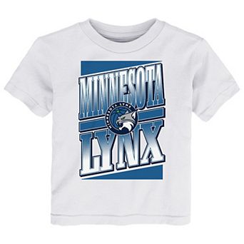 Toddler White Minnesota Lynx Team Stack T-Shirt