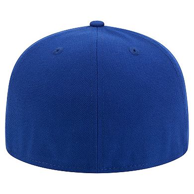 Men's New Era Royal Kansas Jayhawks Vault 59FIFTY Fitted Hat