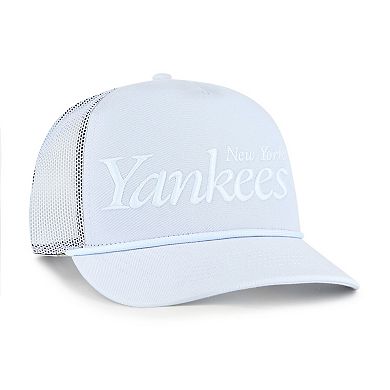 Men's '47 Light Blue New York Yankees Foundation Script Hitch ...