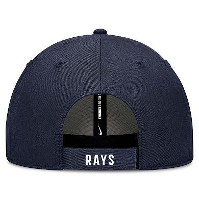 Men's Nike White/Navy Tampa Bay Rays Club Performance Adjustable Hat