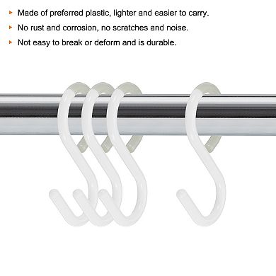 S Hooks Hanging S Shaped Hooks Small S Hanger Closet Rod Hooks for Hanging Kitchen Utensils Cups