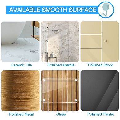 10Pcs Stainless Steel Wall Hooks/Adhesive Hooks for Kitchen