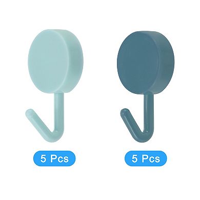 10Pcs Stainless Steel Wall Hooks/Adhesive Hooks for Kitchen