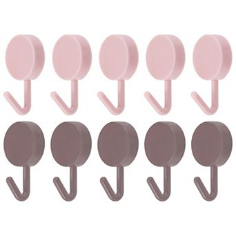 10 pc Stainless Steel Wall Hooks/Adhesive Hooks for Kitchen