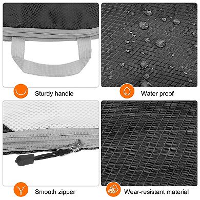 6pcs Compression Packing Cube for Suitcase Lightweight Luggage Organizers Bag Travel Compression Bag