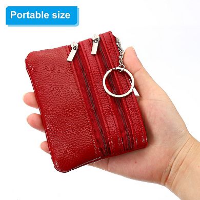 4.7" x 3.5" Coin Purse Pouch Leather Change Purses