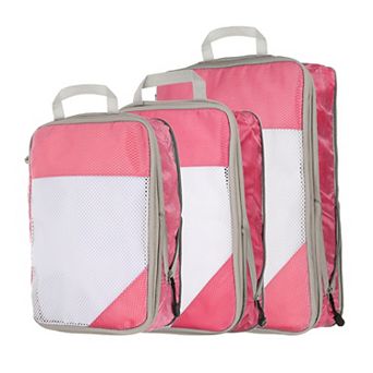 3 pc Compression Packing Cube for Suitcase Lightweight Luggage Organizers Bag Travel Compression Bag