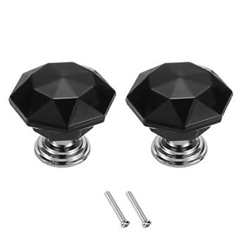 2 pc Crystal Drawer Knobs 24 mm Dresser Knobs for Cupboard