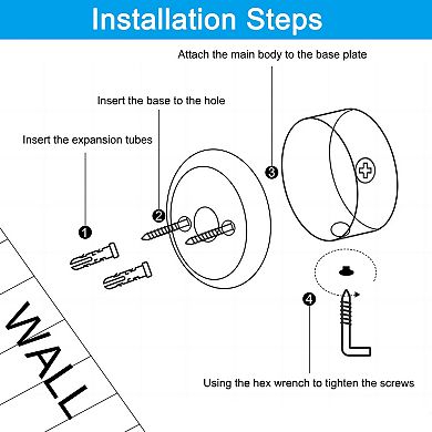 1 Pcs Double Towel Hook, Stainless Steel Wall Mounted Hanger
