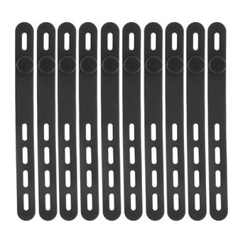 10 pc Cord Organizer, Adjustable Silicone Cable Ties, Elastic Cable Organizer, Management Ties