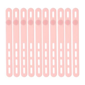 10 pc Cord Organizer, Adjustable Silicone Cable Ties, Elastic Cable Organizer, Management Ties