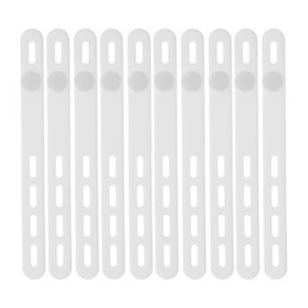 10 pc Cord Organizer, Adjustable Silicone Cable Ties, Elastic Cable Organizer, Management Ties