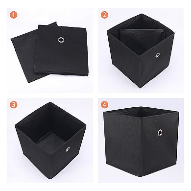 Storage Cube, Fabric Storage Bin for Shelves Closet, 3 Pack Collapsible Storage Basket 11*11*11in