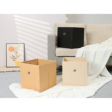 Storage Cube, Fabric Storage Bin for Shelves Closet, 3 Pack Collapsible Storage Basket 11*11*11in