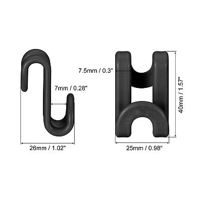 Clothes Hanger Connector Hooks, 30Pcs Hanger Hooks, Hanger Extender Hooks, for Closet