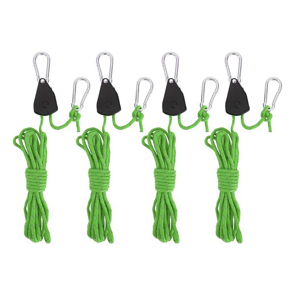 Adjustable Tent Rope Hanger with Rope, Rope Hanger with 12.8ft Long ...