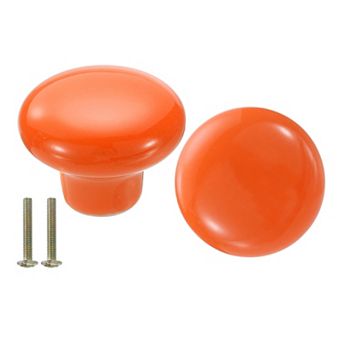 2 Packs Round Ceramic Drawer Knobs Dresser Pulls Handles