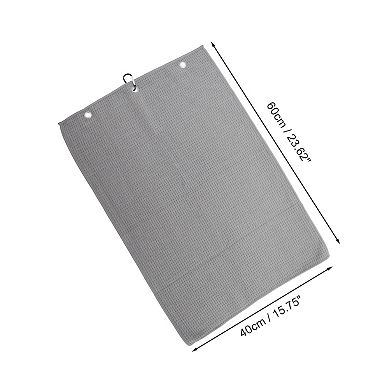 Soft Golf Towel with Cleaning Brush Ball Fork 15.75"x23.62" 1 Set