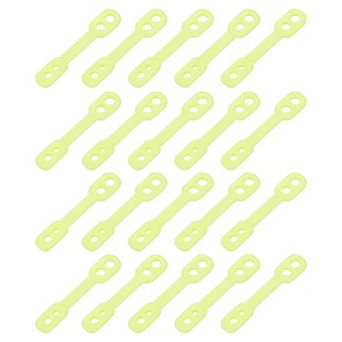 20 pc Clothes Hanger Windproof Plastic Strips Hook, Anti-Slip Off Windproof Fixed Buckle