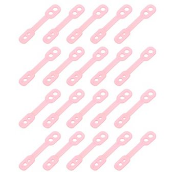 20 pc Clothes Hanger Windproof Plastic Strips Hook, Anti-Slip Off Windproof Fixed Buckle