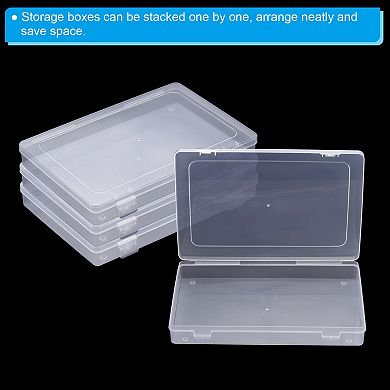 12Pack Plastic Rectangle Organizer Container for Beads Jewelry Small Items Art Craft 9"x6"x1.2"