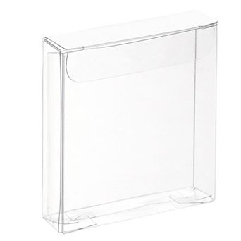 Plastic Retail Boxes 0.6"x2.4"x2.6" Gift Box with Protecting Film for Candy, Cookies Wrapping 10 pc