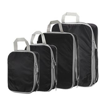 4 pc Compression Packing Cube for Suitcases Lightweight Luggage Organizers Bag Storage Travel Bag