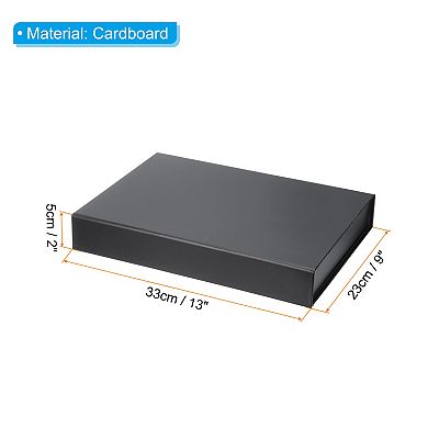 13x9x2 Inch Gift Box with Lid, Magnetic Closure Collapsible Paper Rectangle Favor Boxes