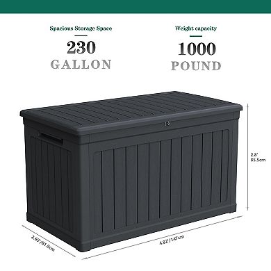 230 Gallon Upgraded Storage Box with Enhanced Material