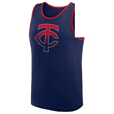 Men's Logo Athletic Navy Minnesota Twins Unmatched Success Tank Top