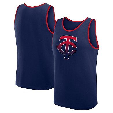Men's Logo Athletic Navy Minnesota Twins Unmatched Success Tank Top