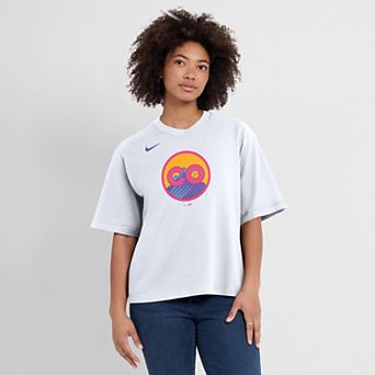 Women's Nike White Colorado Rockies 2025 City Connect Logo Boxy T-Shirt