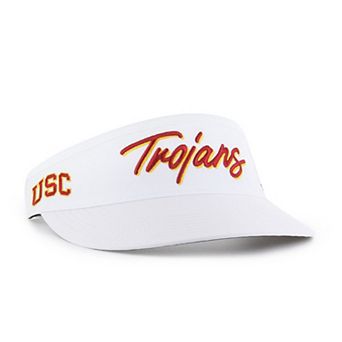 Men's '47 White USC Trojans Melbourne brrr� Adjustable Visor